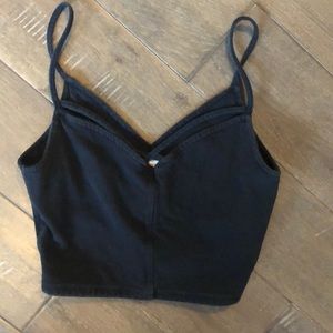 black crop top